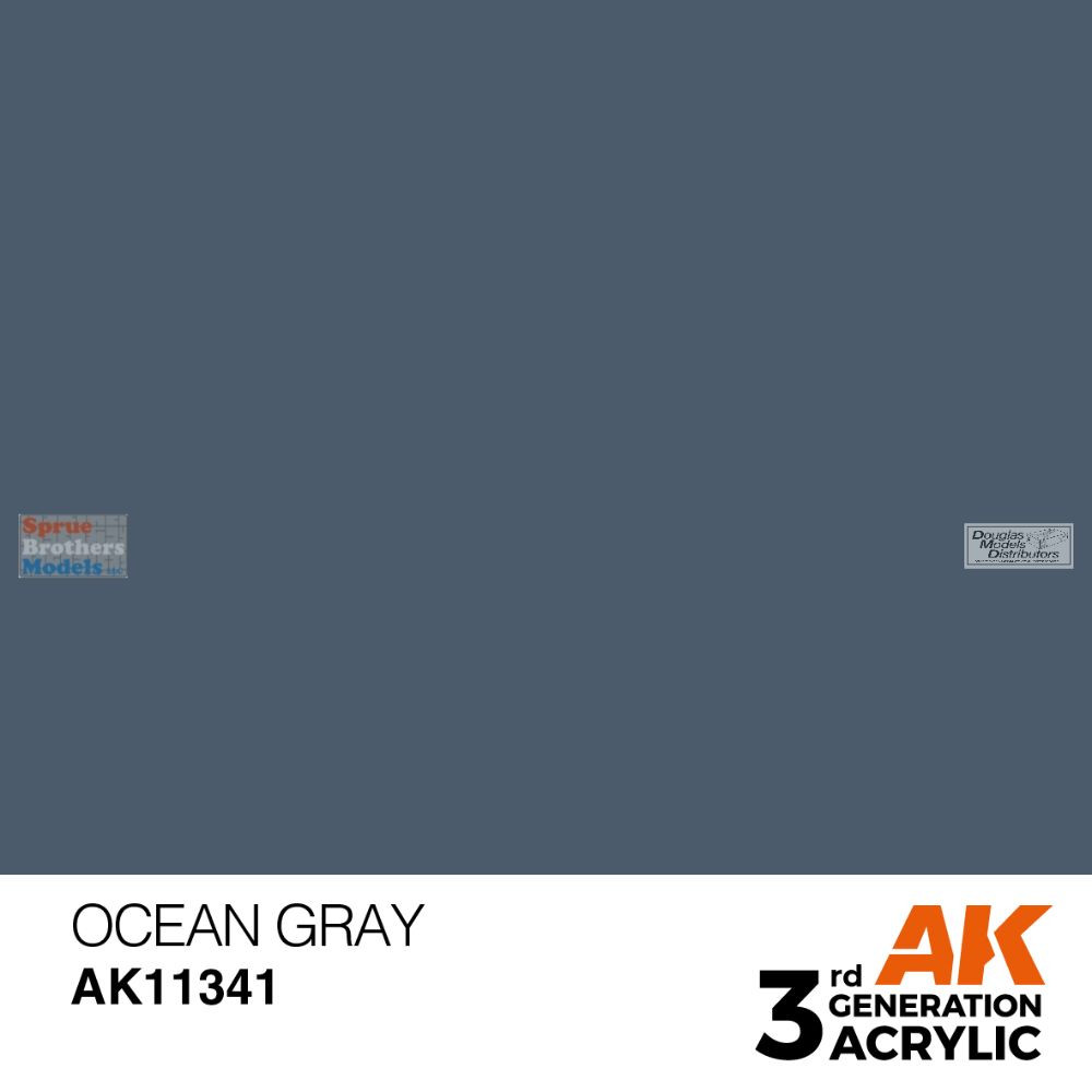 AKI011341 AK Interactive 3Gen Acrylic Paint 17ml - Ocean Gray