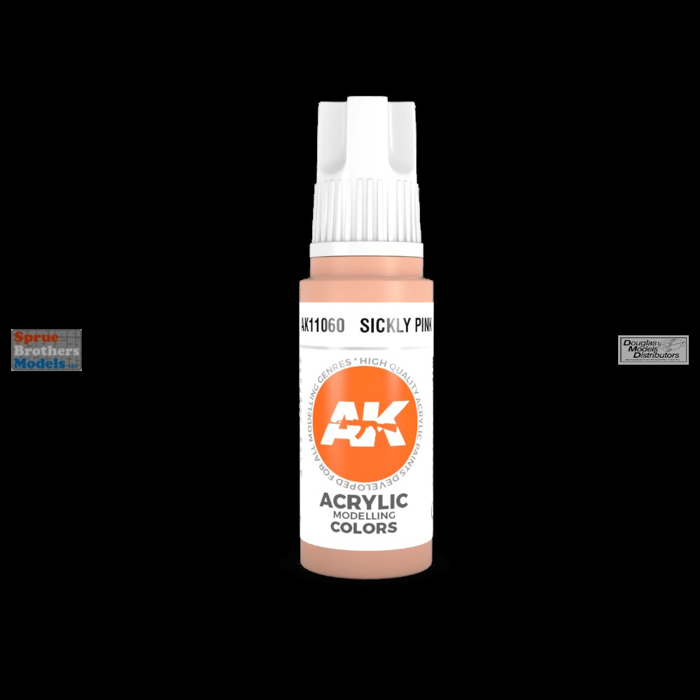 AKI011060 AK Interactive 3Gen Acrylic Paint 17ml - Sickly Pink