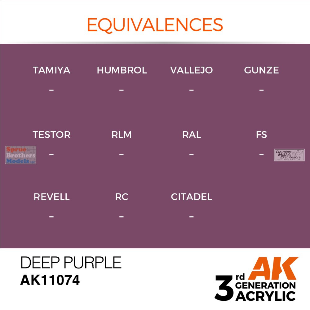 AKI011074 AK Interactive 3Gen Acrylic Paint 17ml - Deep Purple