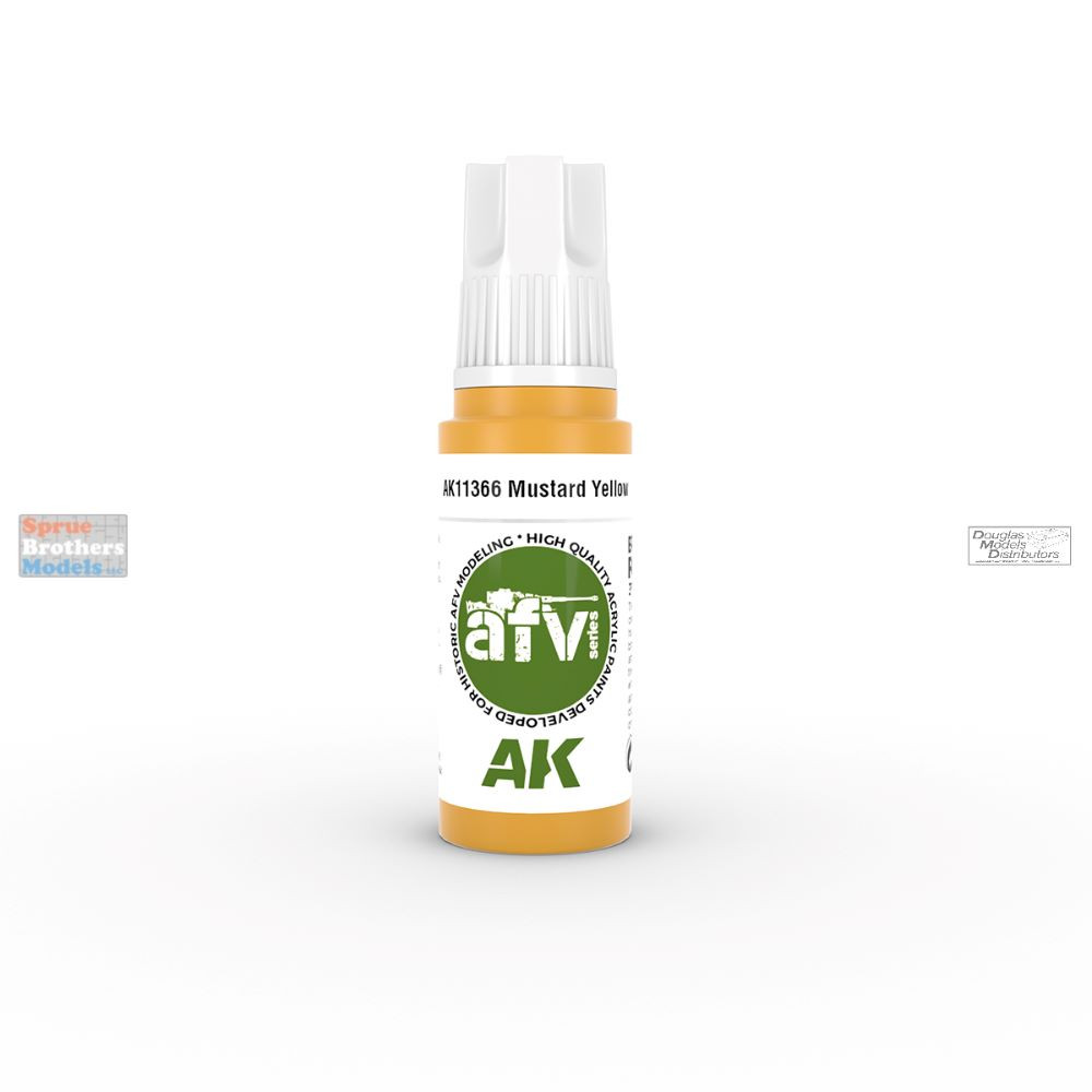 AKI011366 AK Interactive 3Gen Acrylic Paint 17ml - Mustard Yellow
