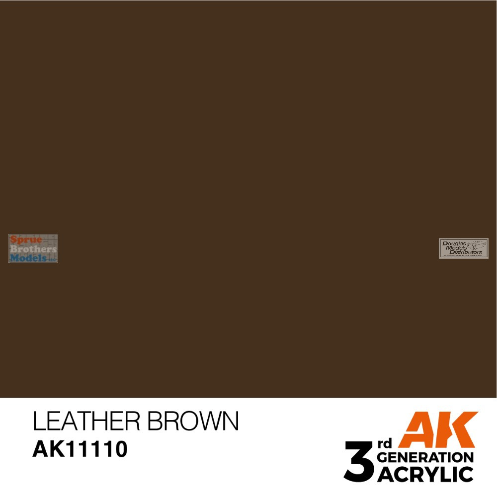 AKI011110 AK Interactive 3Gen Acrylic Paint 17ml - Leather Brown