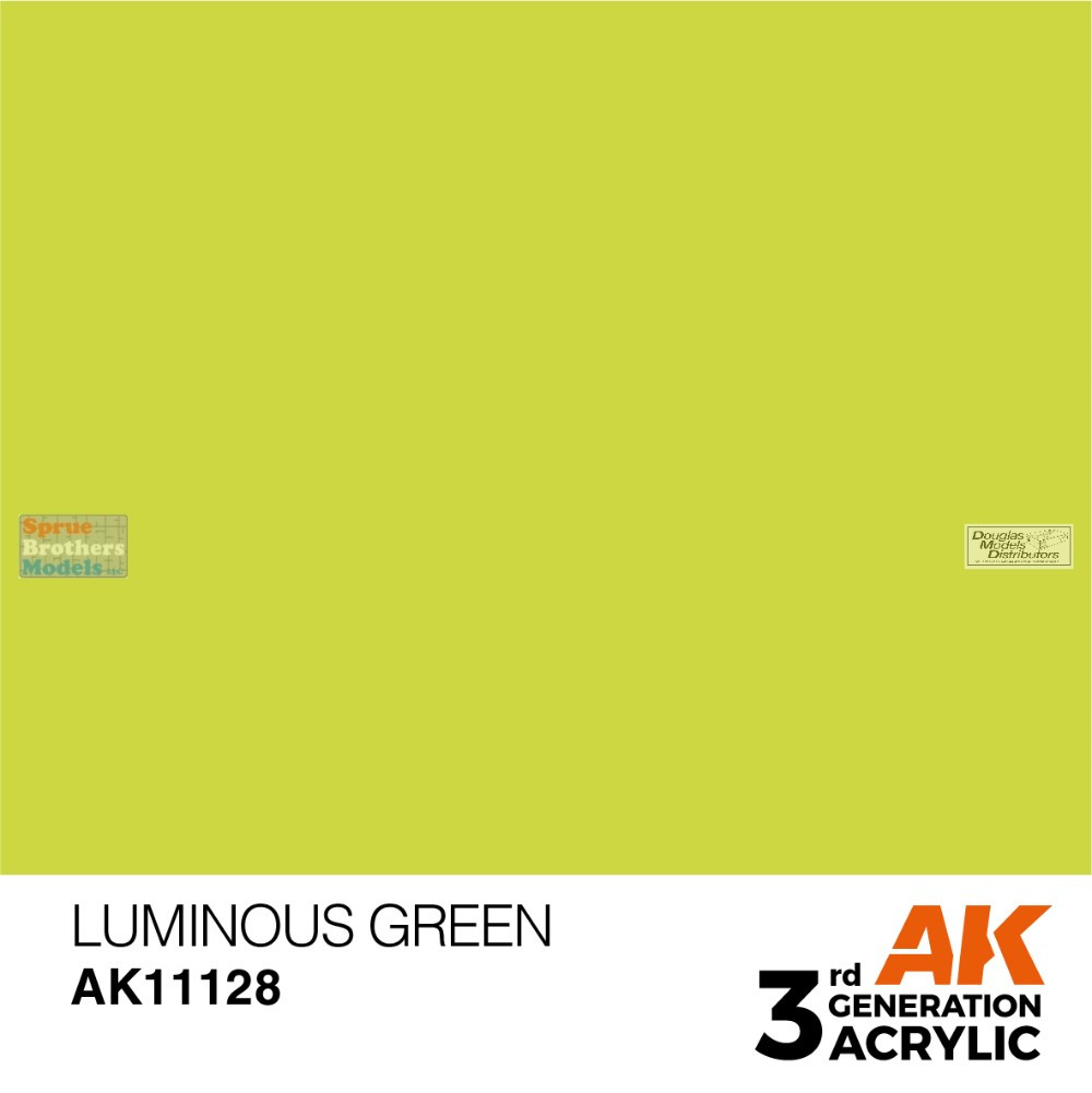AKI011128 AK Interactive 3Gen Acrylic Paint 17ml - Luminous Green