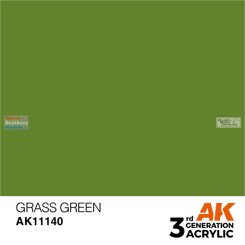 AKI011140 AK Interactive 3Gen Acrylic Paint 17ml - Grass Green AKI011140 AK Interactive 3Gen Acrylic Paint 17ml - Grass Green