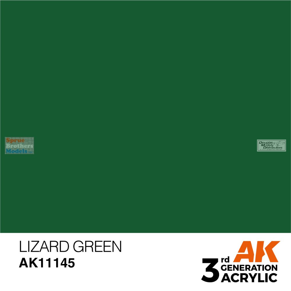 AKI011145 AK Interactive 3Gen Acrylic Paint 17ml - Lizard Green