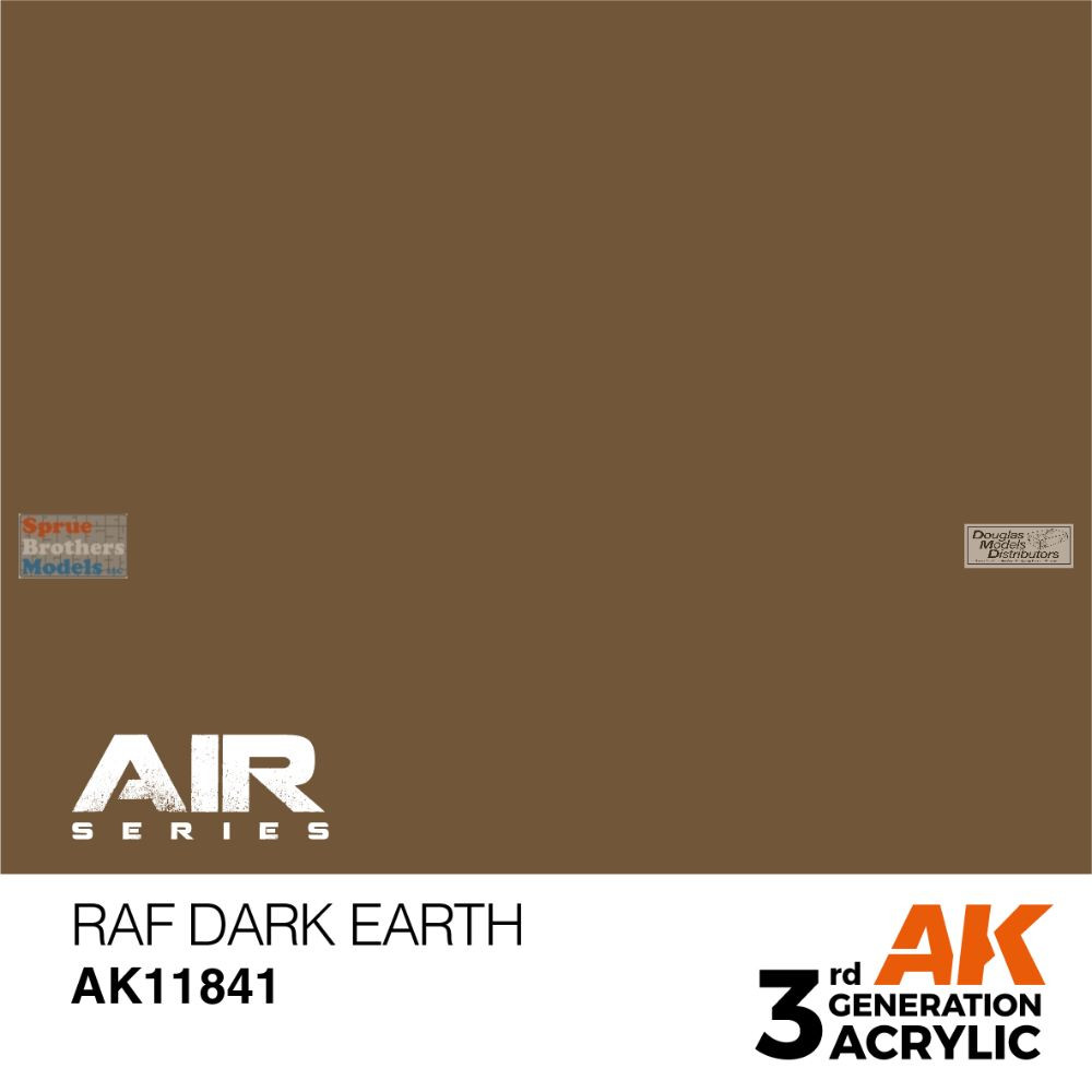 AKI011841 AK Interactive 3Gen Acrylic Paint 17ml - RAF Dark Earth