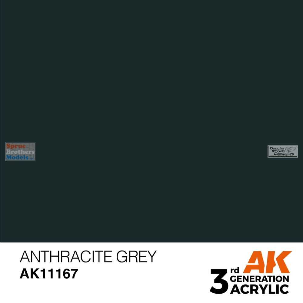 Akiページ AKI011167 AK Interactive 3Gen Acrylic Paint 17ml - Anthracite Grey