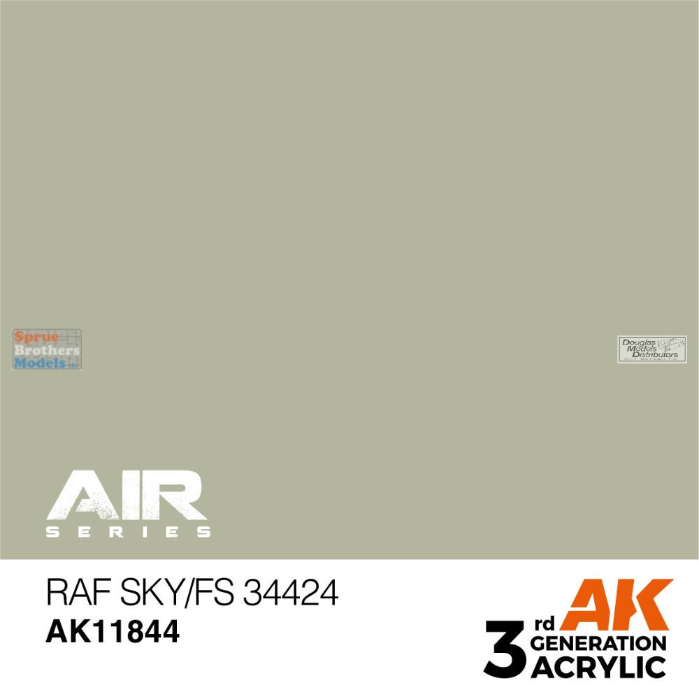 AKI011844 AK Interactive 3Gen Acrylic Paint 17ml - RAF Sky FS34424