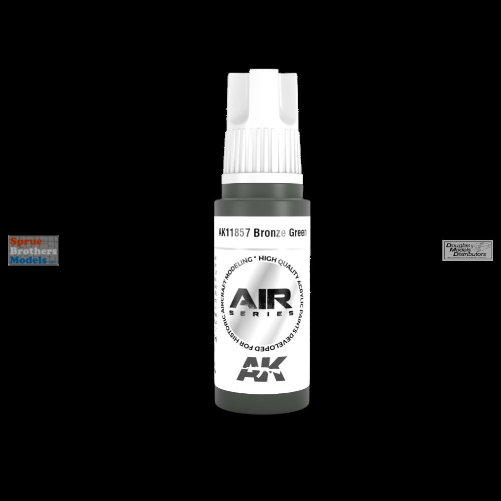 あき AKI011857 AK Interactive 3Gen Acrylic Paint 17ml - Bronze Green