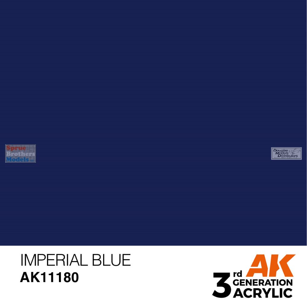 AKI011180 AK Interactive 3Gen Acrylic Paint 17ml - Imperial Blue