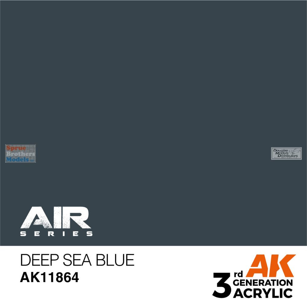 AKI011864 AK Interactive 3Gen Acrylic Paint 17ml - Deep Sea Blue