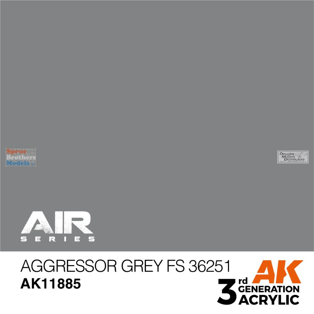 AKI011885 AK Interactive 3Gen Acrylic Paint 17ml - Aggressor Grey