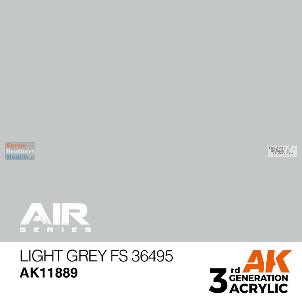 AKI011889 AK Interactive 3Gen Acrylic Paint 17ml - Light Grey
