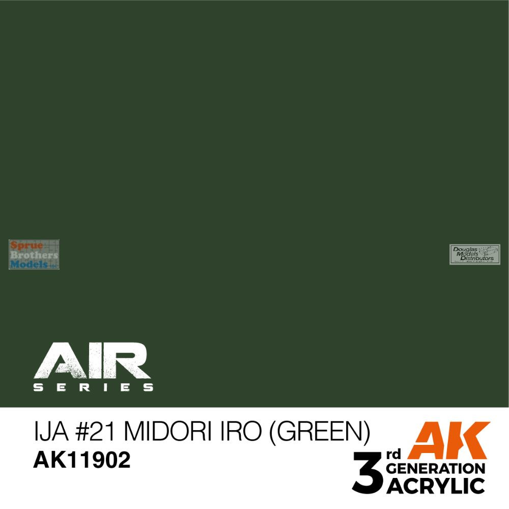 AKI011902 AK Interactive 3Gen Acrylic Paint 17ml - IJA #21 Midori
