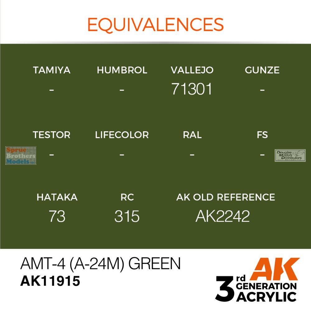 AKI011915 AK Interactive 3Gen Acrylic Paint 17ml - AMT-4 (A-24M