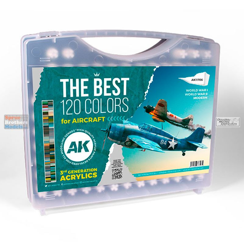 AKI011706 AK Interactive 3Gen Acrylic Paint Set - The Best 120