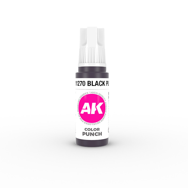 AKI011270 AK Interactive 3Gen Acrylic Paint 17ml - Black Purple
