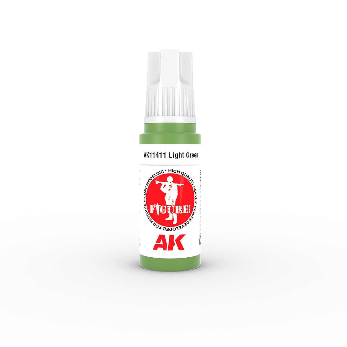 AKI011411 AK Interactive 3Gen Acrylic Paint 17ml - Light Green
