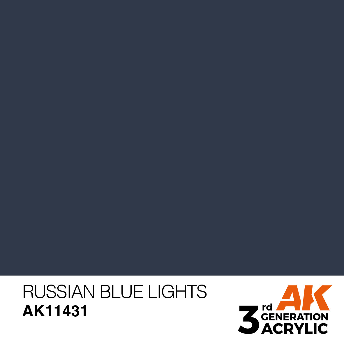 AKI011431 AK Interactive 3Gen Acrylic Paint 17ml - Russian Blue