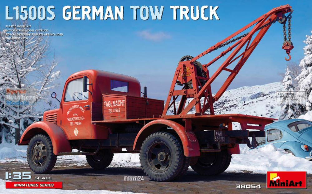 MIA38054 1:35 Miniart L1500S German Tow Truck - Sprue Brothers