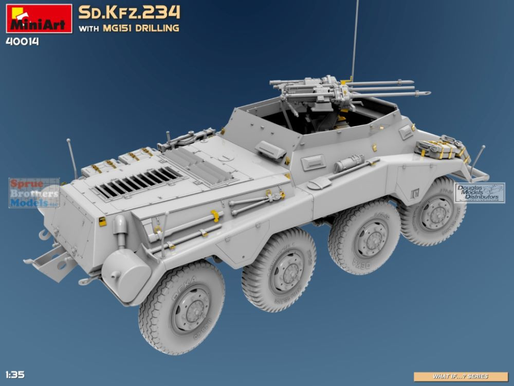 MGとFMのセット MIA40014 1:35 Miniart Sd.Kfz.234 with MG151 Drilling - Sprue