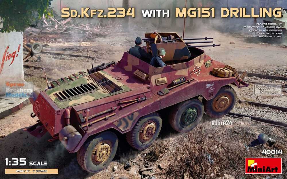 MIA40014 1:35 Miniart Sd.Kfz.234 with MG151 Drilling - Sprue
