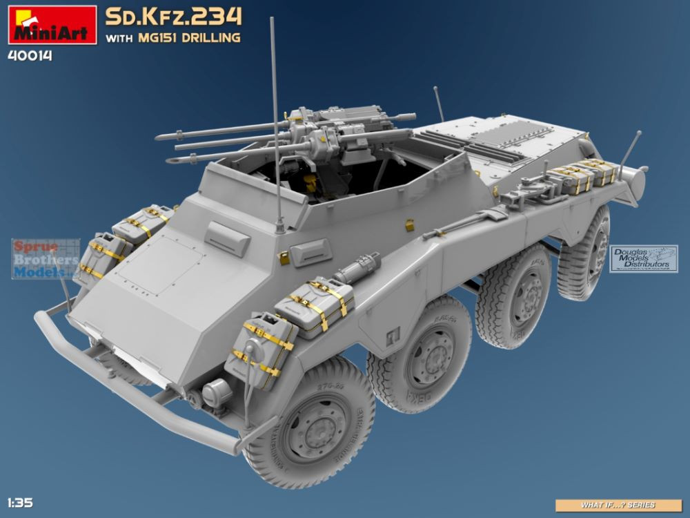 MIA40014 1:35 Miniart Sd.Kfz.234 with MG151 Drilling - Sprue