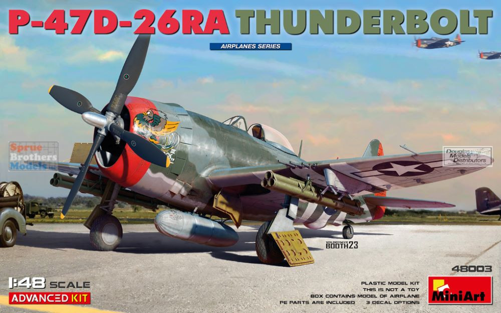 MIA48003 1:48 Miniart P-47D-26RA Thunderbolt [Advanced Kit