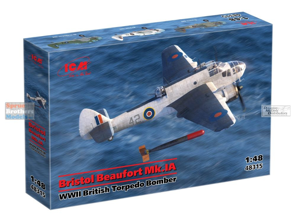 ICM48315 1:48 ICM Bristol Beaufort Mk.IA - Sprue Brothers Models LLC