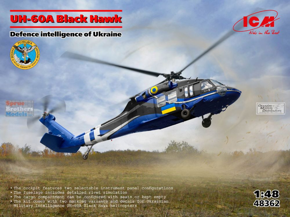 ICM48362 1:48 ICM UH-60A Black Hawk Defense Intelligence of