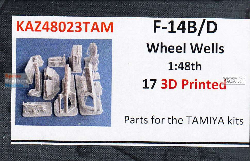 KMDKAZ48023TAM 1:48 Kazan Model Dynamics F-14B F-14D Tomcat Wheel