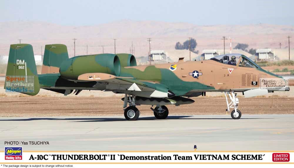 HAS02478 1:72 Hasegawa A-10C Thunderbolt II 'Demonstration Team