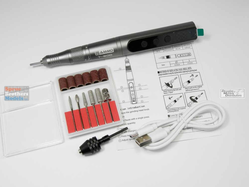 AMM8554 AMMO by Mig - T-800 Cordless Mini-Drill - Sprue Brothers