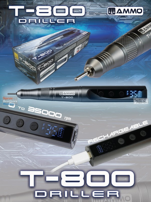 AMM8554 AMMO by Mig - T-800 Cordless Mini-Drill - Sprue Brothers