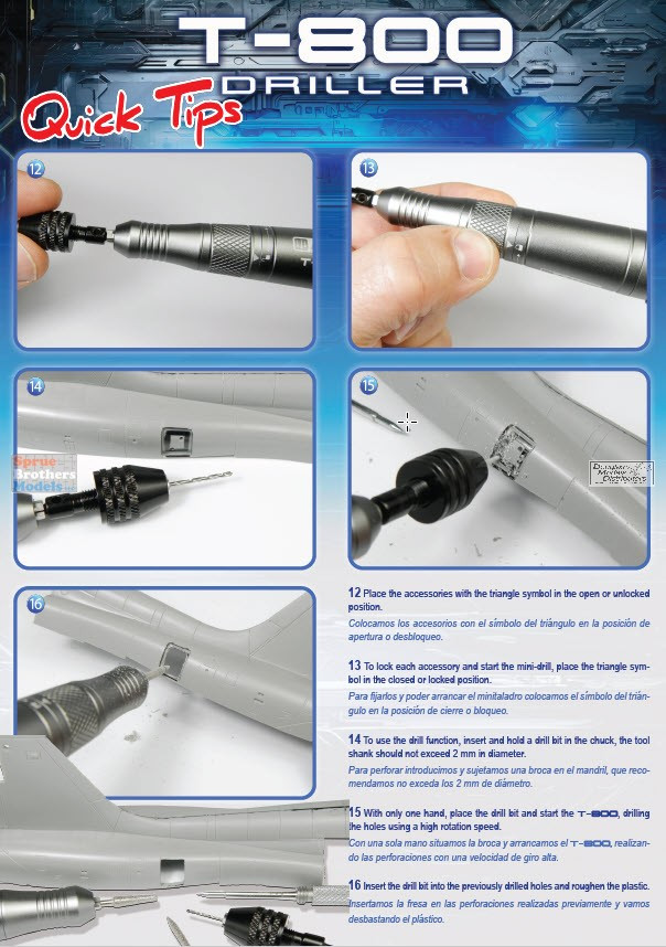 AMM8554 AMMO by Mig - T-800 Cordless Mini-Drill - Sprue Brothers