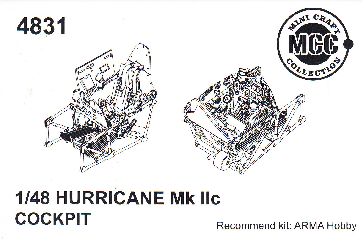 MCC48031 1:48 Mini Craft Collection Hurricane Mk.IIc Cockpit Set