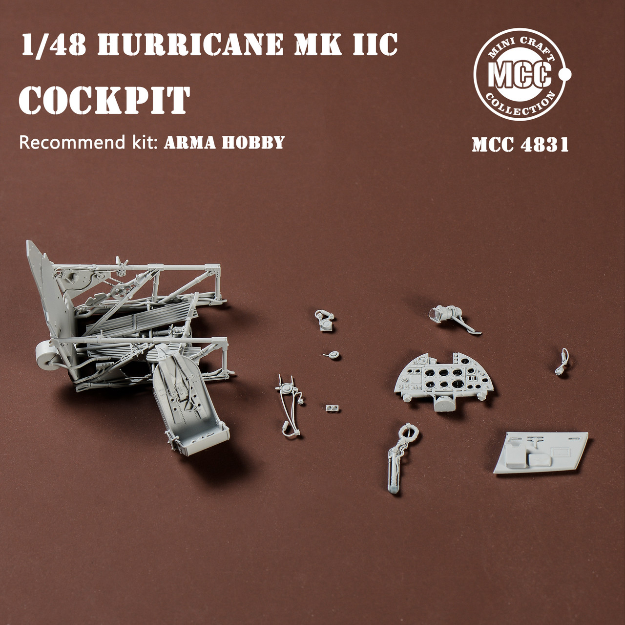 MCC48031 1:48 Mini Craft Collection Hurricane Mk.IIc Cockpit Set