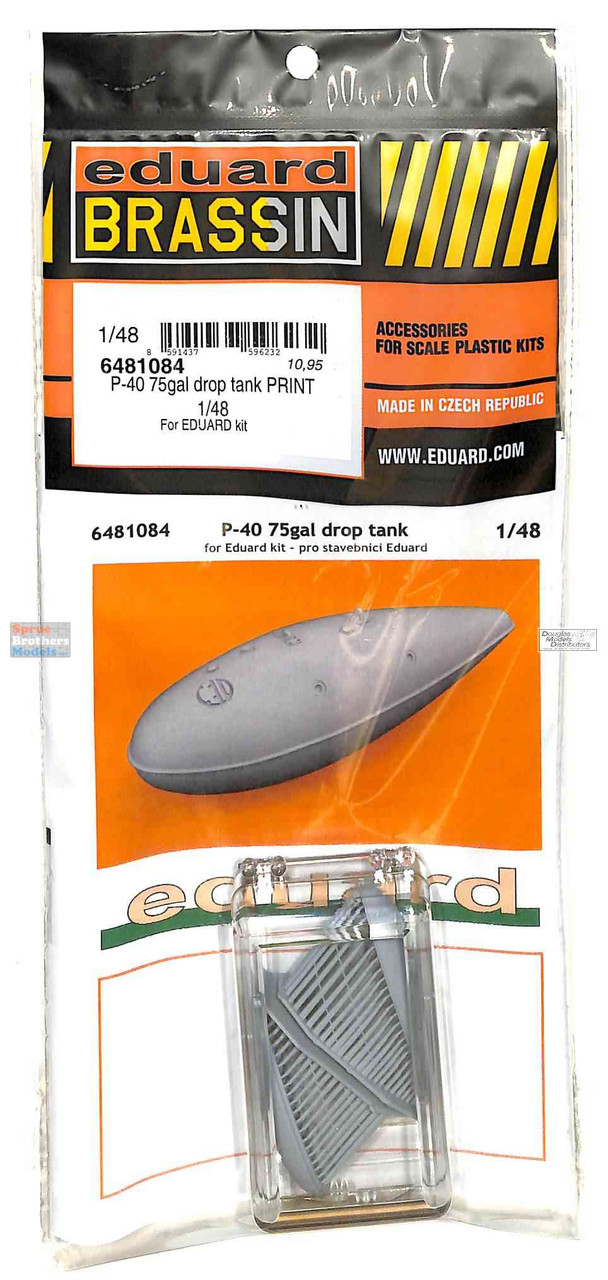 EDU6481084 1:48 Eduard Brassin - P-40E Warhawk 75-gallon Drop Tank