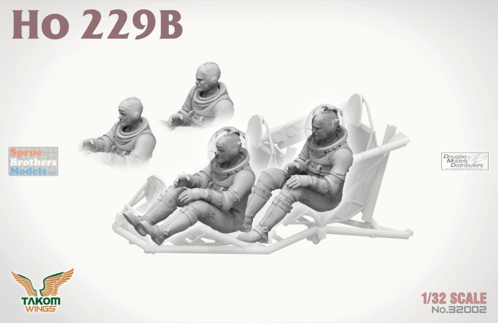TAK32002 1:32 Takom Horten Ho229B - Sprue Brothers Models LLC