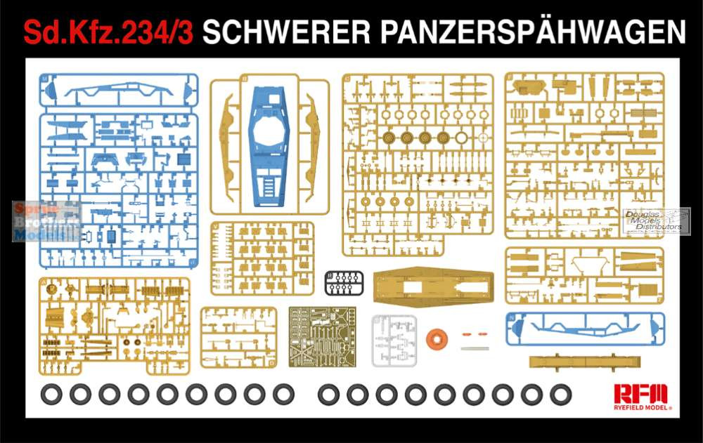 RFMRM5134 1:35 Rye Field Model Sd.Kfz.234/3 Schwerer