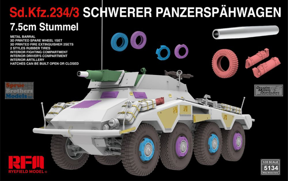 RFMRM5134 1:35 Rye Field Model Sd.Kfz.234/3 Schwerer