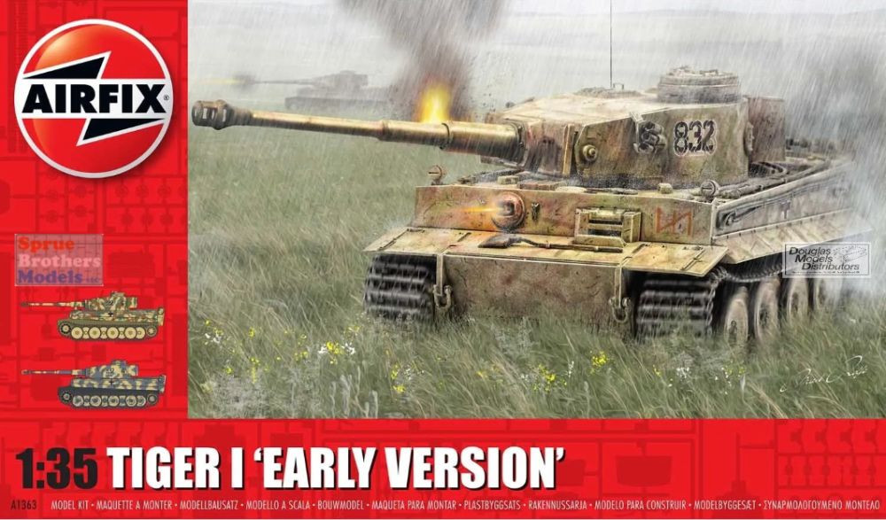 AFX01363 1:35 Airfix Tiger I Early - Sprue Brothers Models LLC