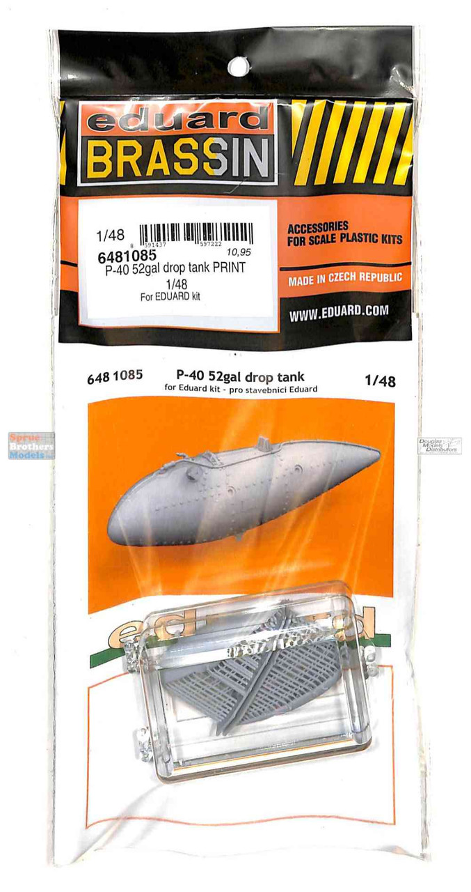 EDU6481085 1:48 Eduard Brassin - P-40 Warhawk 52-gal Drop Tank