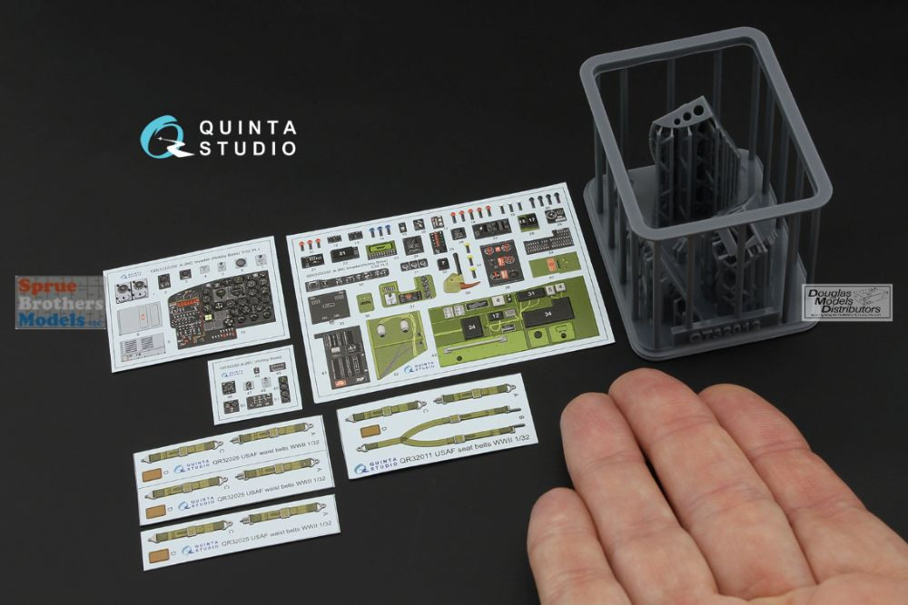 QTSQD32250R 1:32 Quinta Studio 3D Decal - A-26C Invader + Resin