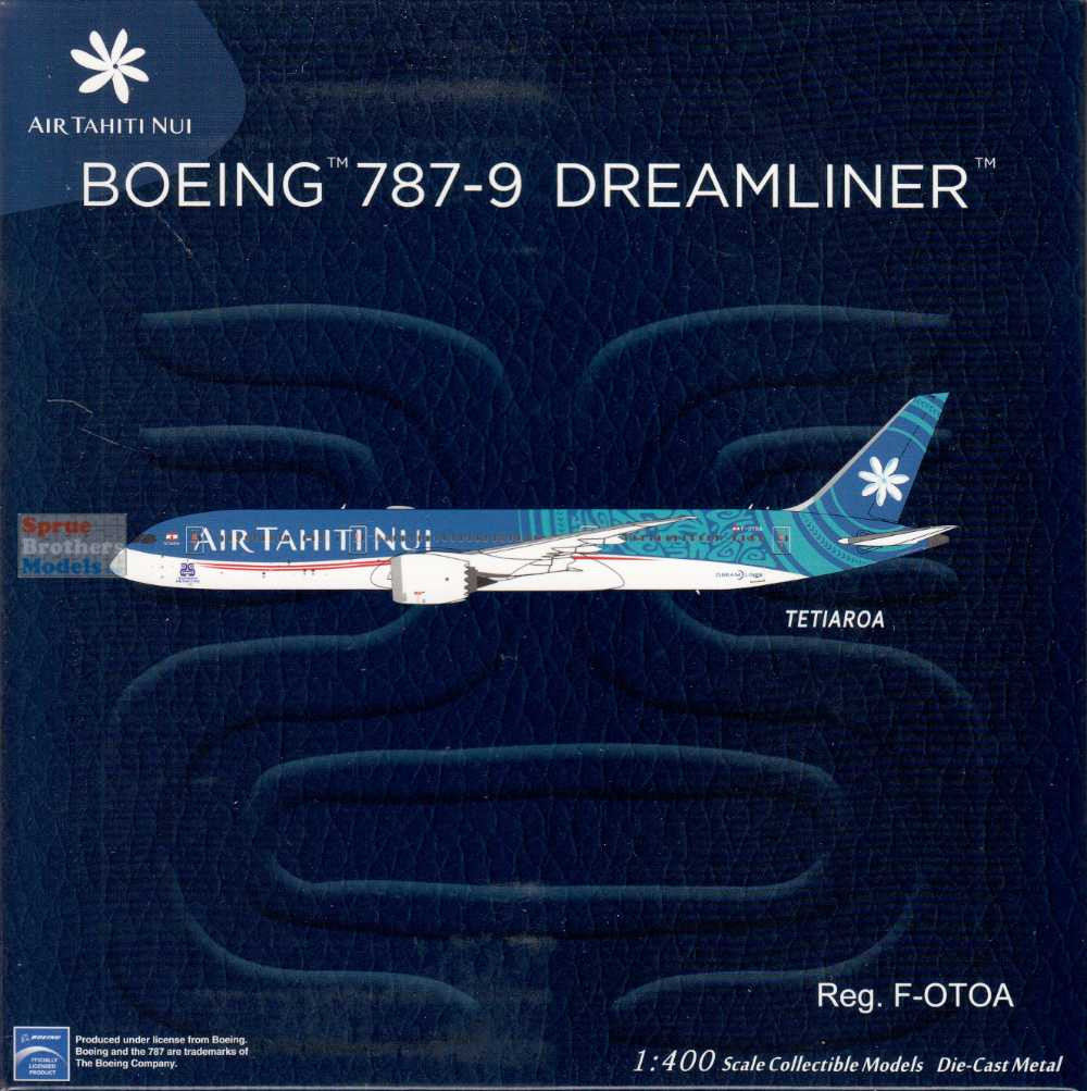 NGM55125 1:400 NG Model Air Tahiti Nui B787-9 Reg #F-OTOA
