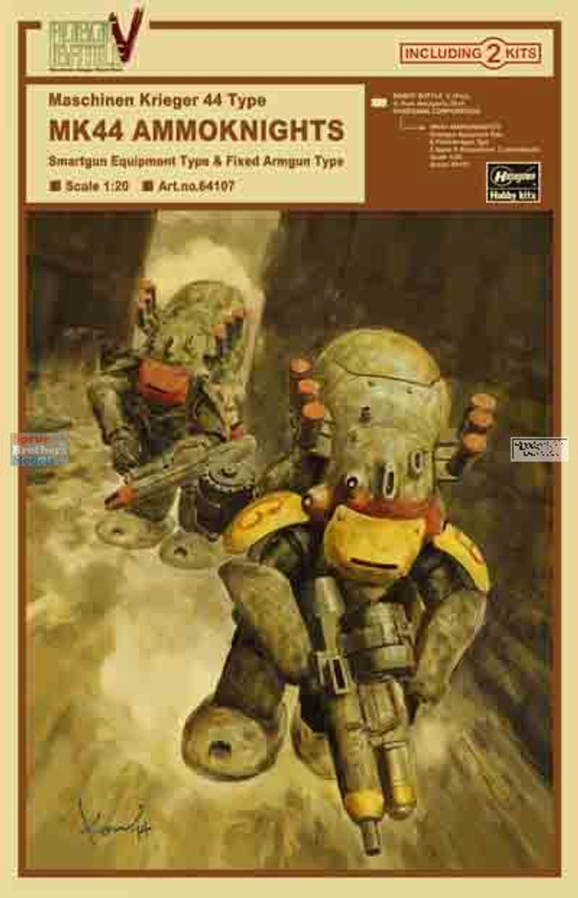 1/20 MK44 AMMOKNIGHTS 塗装済み完成品 1/20 Maschinen Krieger MK44 Ammoknights Plastic Model