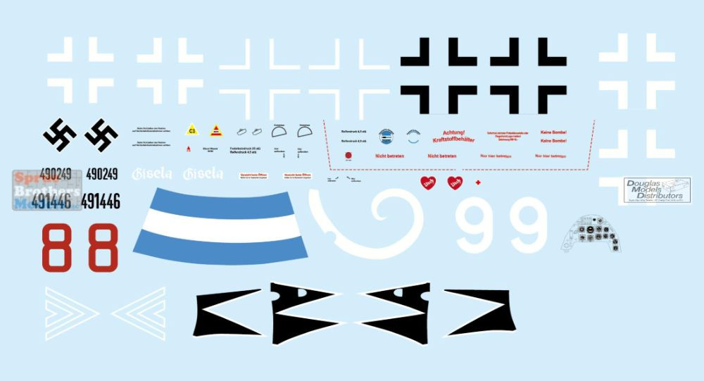 BDMBF013 1:35 Border Model Messerschmitt Bf109G-10 - Sprue