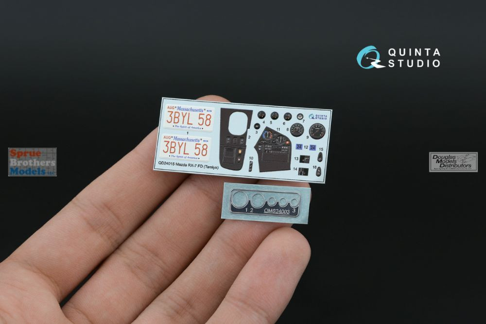 QTSQD24015R 1:24 Quinta Studio 3D Decal - Mazda RX-7 FD (TAM kit