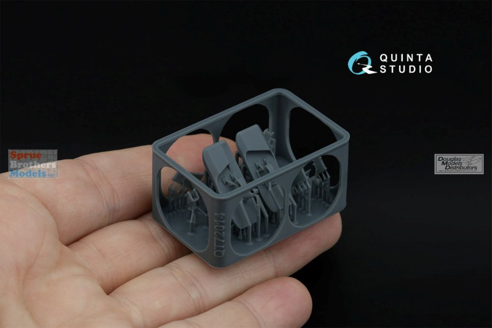 QTSQT72014 1:72 Quinta Studio Yak-1 Ski Landing Gear (ZVE kit