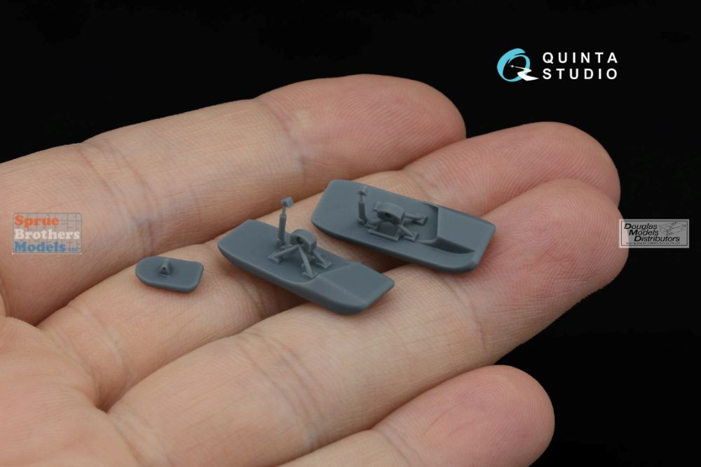QTSQT72014 1:72 Quinta Studio Yak-1 Ski Landing Gear (ZVE kit