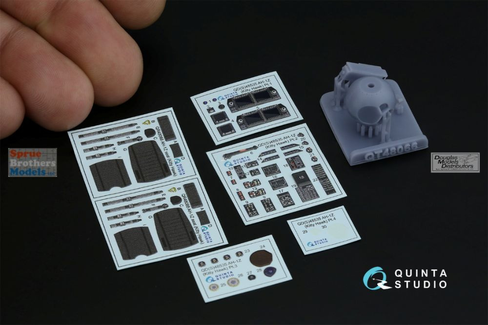 QTSQD48535R 1:48 Quinta Studio 3D Decal+Resin - AH-1Z Viper (ZIM